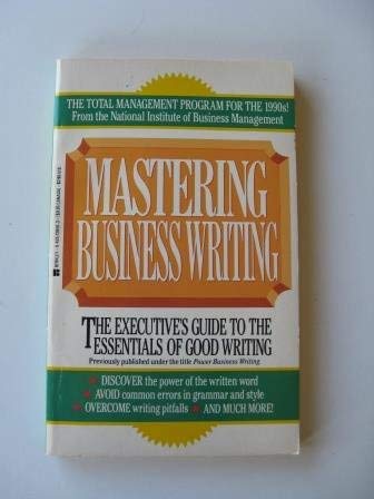 Stock image for Mastering Busi Writin for sale by medimops