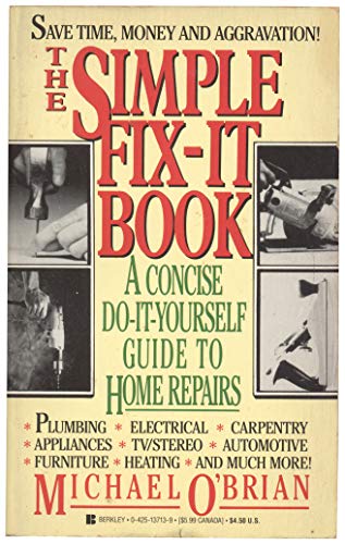 The Simple Fix It Book (9780425137130) by O'Brien, Michael