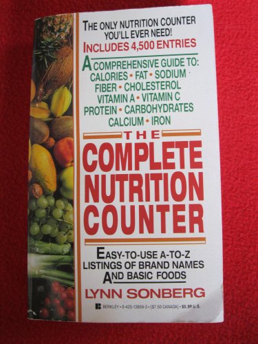 Beispielbild fr The Complete Nutrition Counter zum Verkauf von Better World Books