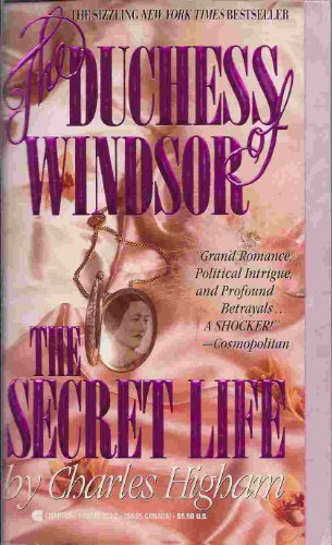 9780425139189: The Duchess of Windsor: The Secret Life