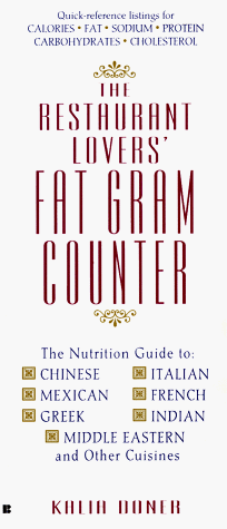 9780425149195: The Restaurant Lovers' Fat Gram Counter