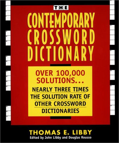 Imagen de archivo de The Contemporary Crossword Dictionary a la venta por SecondSale