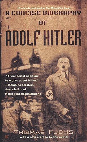 Beispielbild fr A Concise Biography of Adolf Hitler zum Verkauf von Better World Books