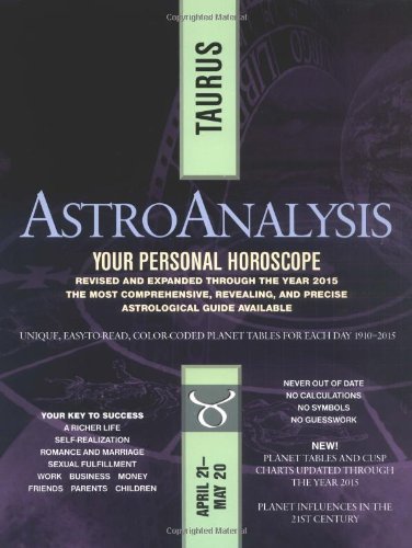 Stock image for AstroAnalysis: Taurus (AstroAnalysis Horoscopes) for sale by Hafa Adai Books