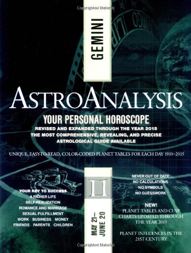 9780425175606: Astroanalysis: Gemini : May 21-June 20