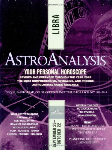 Stock image for AstroAnalysis: Libra (AstroAnalysis Horoscopes) for sale by -OnTimeBooks-