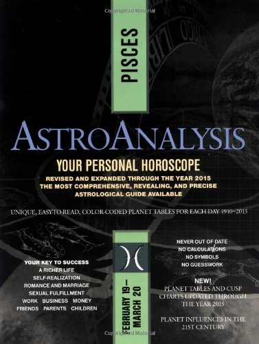 9780425175699: AstroAnalysis: Pisces (AstroAnalysis Horoscopes)