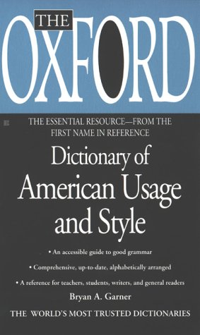 Imagen de archivo de The Oxford Dictionary of American Usage and Style a la venta por Better World Books: West