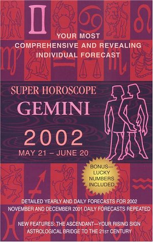 Stock image for Super Horoscopes 2002: Gemini for sale by JR Books