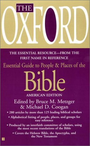 Stock image for Oxford Guide to People and Places of the Bible for sale by Wonder Book