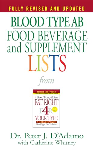 9780425183106: Blood Type AB Food, Beverage and Supplement Lists (Eat Right 4 Your Type)