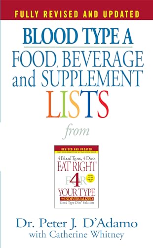 9780425183113: Blood Type A: Food, Beverage and Supplemental Lists from Eat Right 4 Your Type