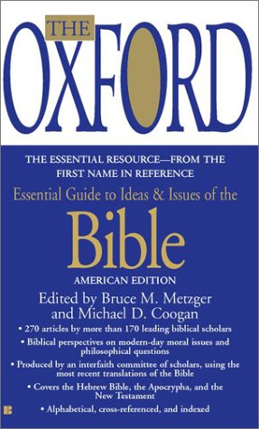 Imagen de archivo de The Oxford Essential Guide to Ideas and Issues of the Bible a la venta por Better World Books