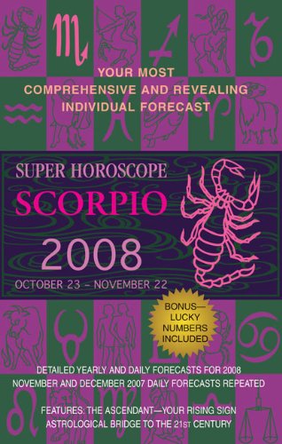 9780425215500: Super Horoscope Scorpio