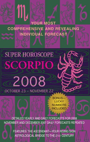 Stock image for Scorpio (Super Horoscopes 2008) for sale by Ebooksweb