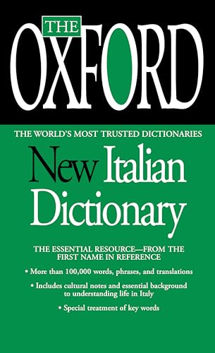 Stock image for The Oxford New Italian Dictionary Format: MassMarket for sale by INDOO