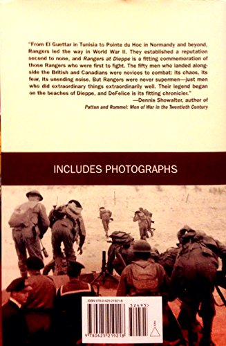 Beispielbild fr Rangers at Dieppe : The First Combat Action of U. S. Army Rangers in World War II zum Verkauf von Better World Books