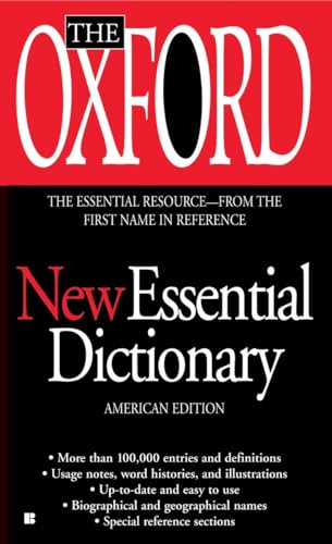 Imagen de archivo de The Oxford New Essential Dictionary: American Edition a la venta por SecondSale