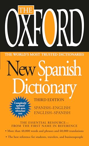 Beispielbild fr The Oxford New Spanish Dictionary: Third Edition zum Verkauf von Orion Tech