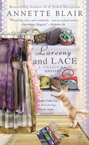 Imagen de archivo de Larceny and Lace (A Vintage Magic Mystery) a la venta por SecondSale