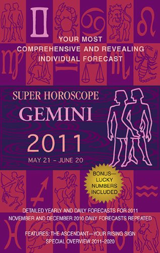 9780425232873: Super Horoscope Gemini: May 21 - June 20 (Super Horoscopes Gemini)