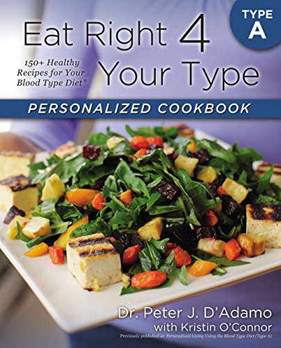 Beispielbild fr Eat Right 4 Your Type Personalized Cookbook Type A: 150+ Healthy Recipes For Your Blood Type Diet zum Verkauf von SecondSale