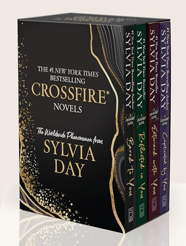 Stock image for Sylvia Day Crossfire Series 4-Volume Boxed Set: Bared to You/Reflected in You/Entwined with You/Captivated by You (Crossfire, 1-4) for sale by Zoom Books Company