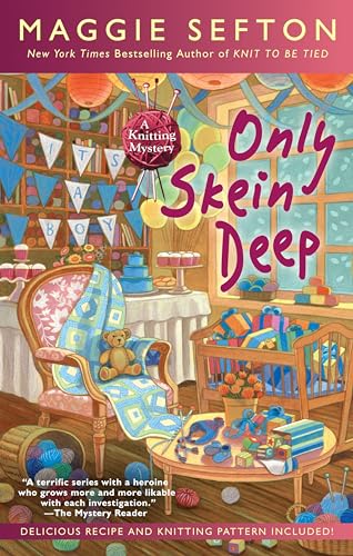 Beispielbild für Only Skein Deep (A Knitting Mystery) zum Verkauf von Hippo Books