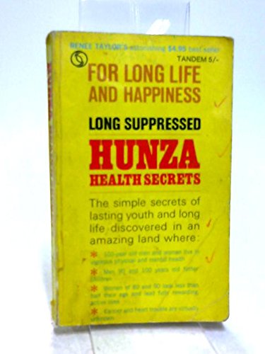 9780426035008: Hunza Health Secrets for Long Life and Happiness