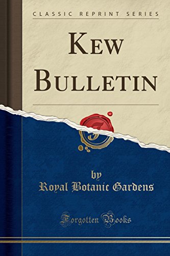 9780428426330: Kew Bulletin (Classic Reprint)