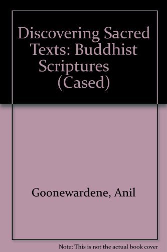 Stock image for Discovering Sacred Texts: Buddhist Scriptures (Cased) for sale by Reuseabook