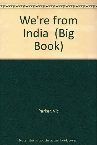 9780431119601: We're from India Big Book