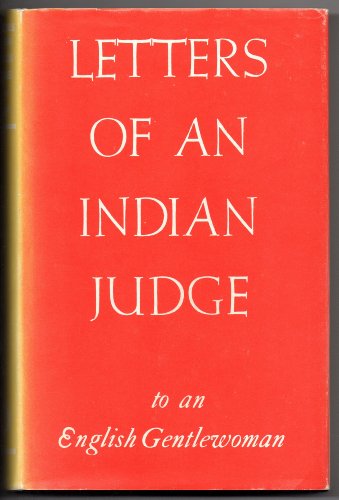 9780432005002: Letters Of An Indian Judge To An English Gentlewoman