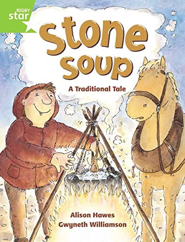 Imagen de archivo de Rigby Star Guided 1 Green Level: Stone Soup Pupil Book (single) a la venta por WorldofBooks