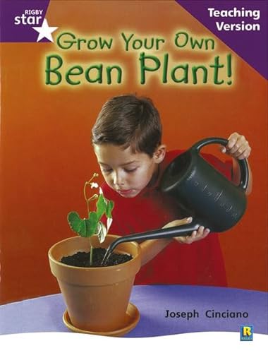 Stock image for Rigby Star Non-fiction Guided Reading Purple Level: Grow your own bean Teaching Version (Paperback) for sale by AussieBookSeller