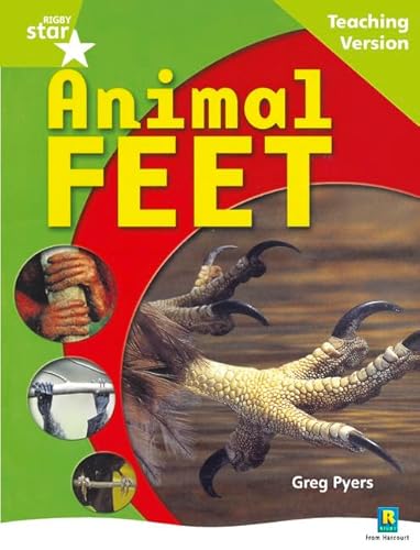 Beispielbild fr Rigby Star Non-fiction Guided Reading Green Level: Animal Feet Teaching Version (STARQUEST) zum Verkauf von WorldofBooks