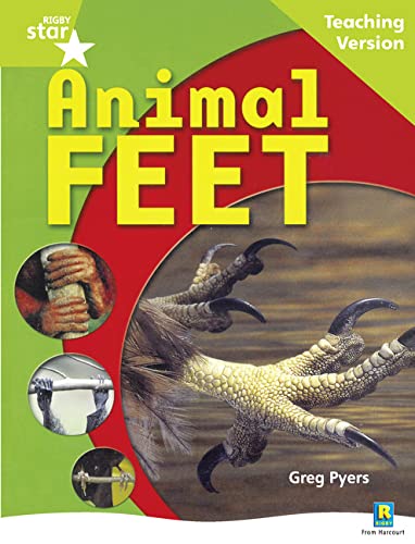 Imagen de archivo de Rigby Star Non-fiction Guided Reading Green Level: Animal Feet Teaching Version (STARQUEST) a la venta por WorldofBooks