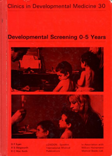 Stock image for Developmental Screening 0-5 Years (Clinics in Development Medicine) for sale by Lady Lisa's Bookshop