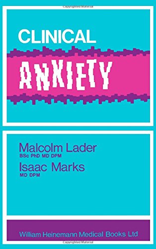 Clinical anxiety, (9780433190004) by Lader, Malcolm Harold