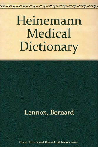 9780433191568: Heinemann Medical Dictionary