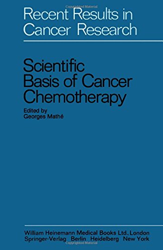 9780433203506: Scientific Basis of Cancer Chemotherapy (Recent results in cancer research)