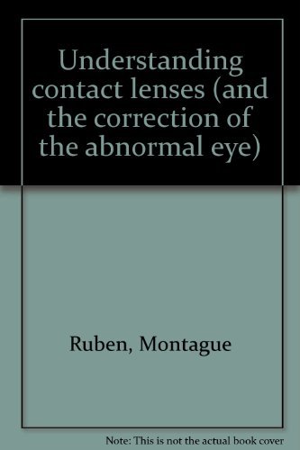 Imagen de archivo de Understanding Contact Lenses a la venta por Better World Books Ltd