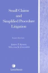 Stock image for Small Claims and Simplified Procedure Litigation for sale by bmyguest books