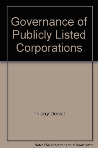 Governance of Publicly Listed Corporations