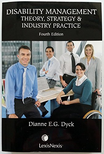 Beispielbild fr Disability Management: Theory Strategy & Industry Practice zum Verkauf von Irish Booksellers