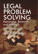 Imagen de archivo de Legal Problem Solving - Reasoning, Research & Writing, 5th Edition a la venta por GF Books, Inc.