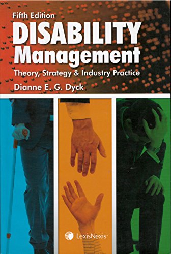 Stock image for Disability Management - Theory, Strategy and Industry Practice for sale by dsmbooks