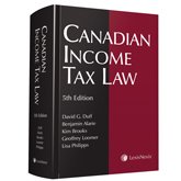 Imagen de archivo de Canadian Income Tax Law a la venta por Better World Books