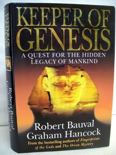 Imagen de archivo de Keeper Of Genesis - A Quest For The Hidden Legacy Of Mankind a la venta por Infinity Books Japan