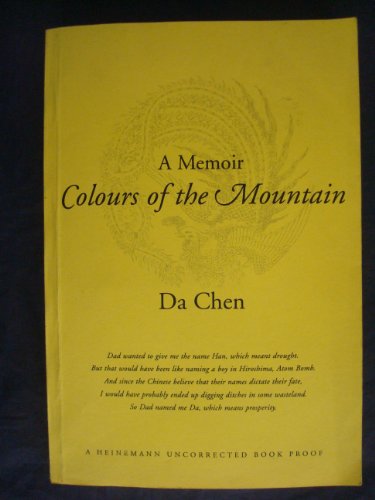 9780434008124: A Memoir: Colours of the Mountain